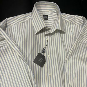 Brand New Ike Behar Dress Shirt Sz 15.5 - 33
